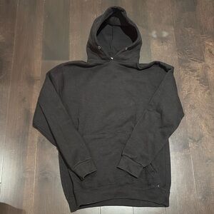 black hoodie